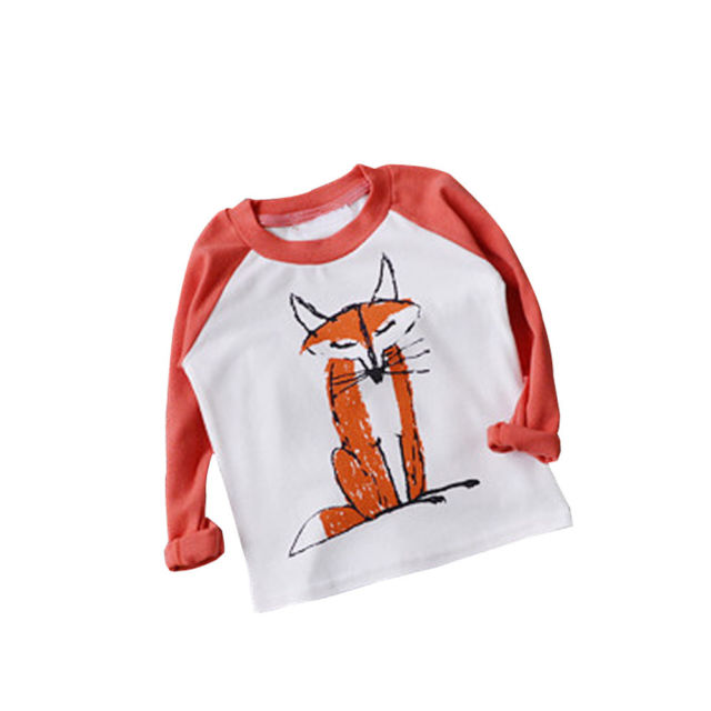 Woodland Fox Long Sleeve Shirt
