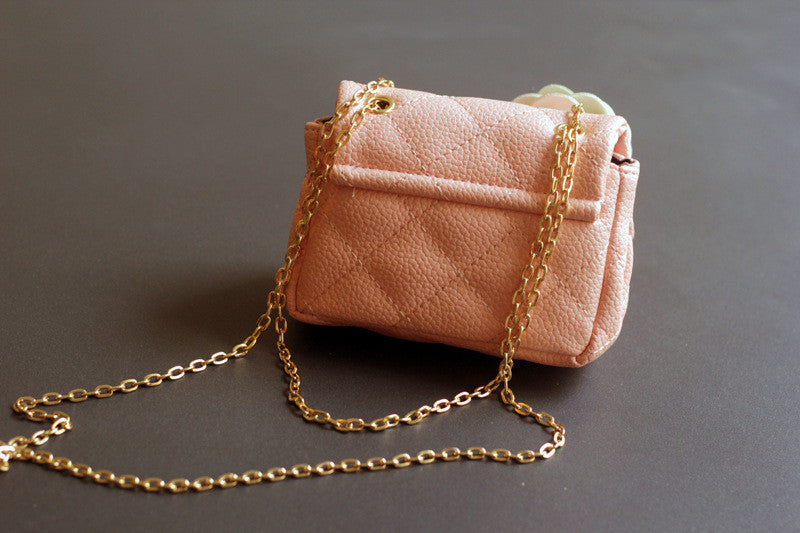 Alexsandra Quilted Purse with chain